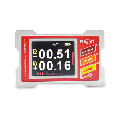 LCD Navulbare Digitale de Hellingmeter Magnetische Adsorptie van de 2 As Hoge Nauwkeurigheid